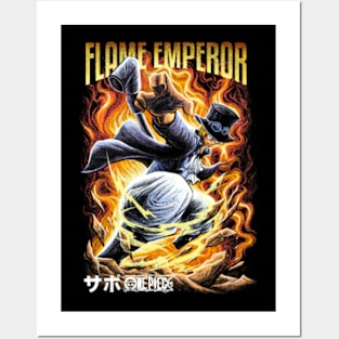 Sabo Flame Emperor | One Piece Posters and Art